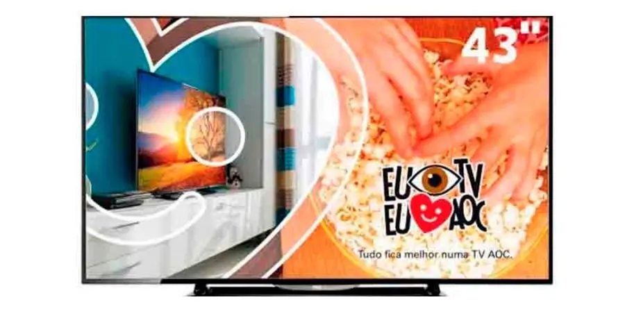 televisor aoc le43d1452