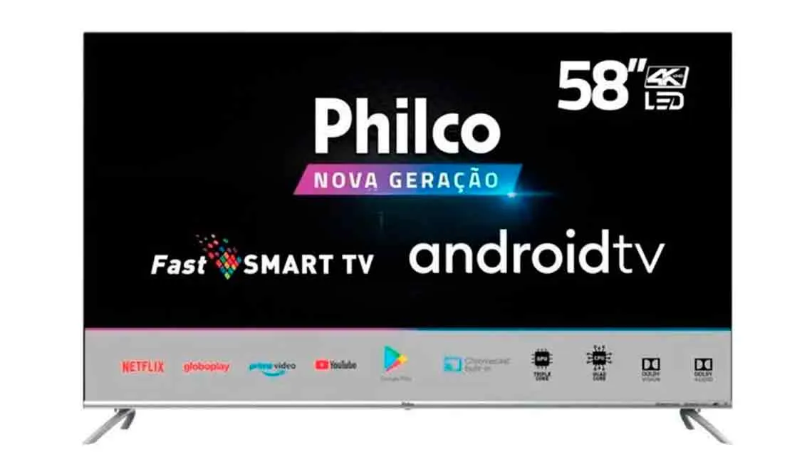 Televisor philco modelo tv-ptv58f60sn-4k