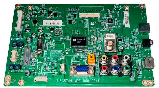 placa principal televisor aoc modelo le39d7430